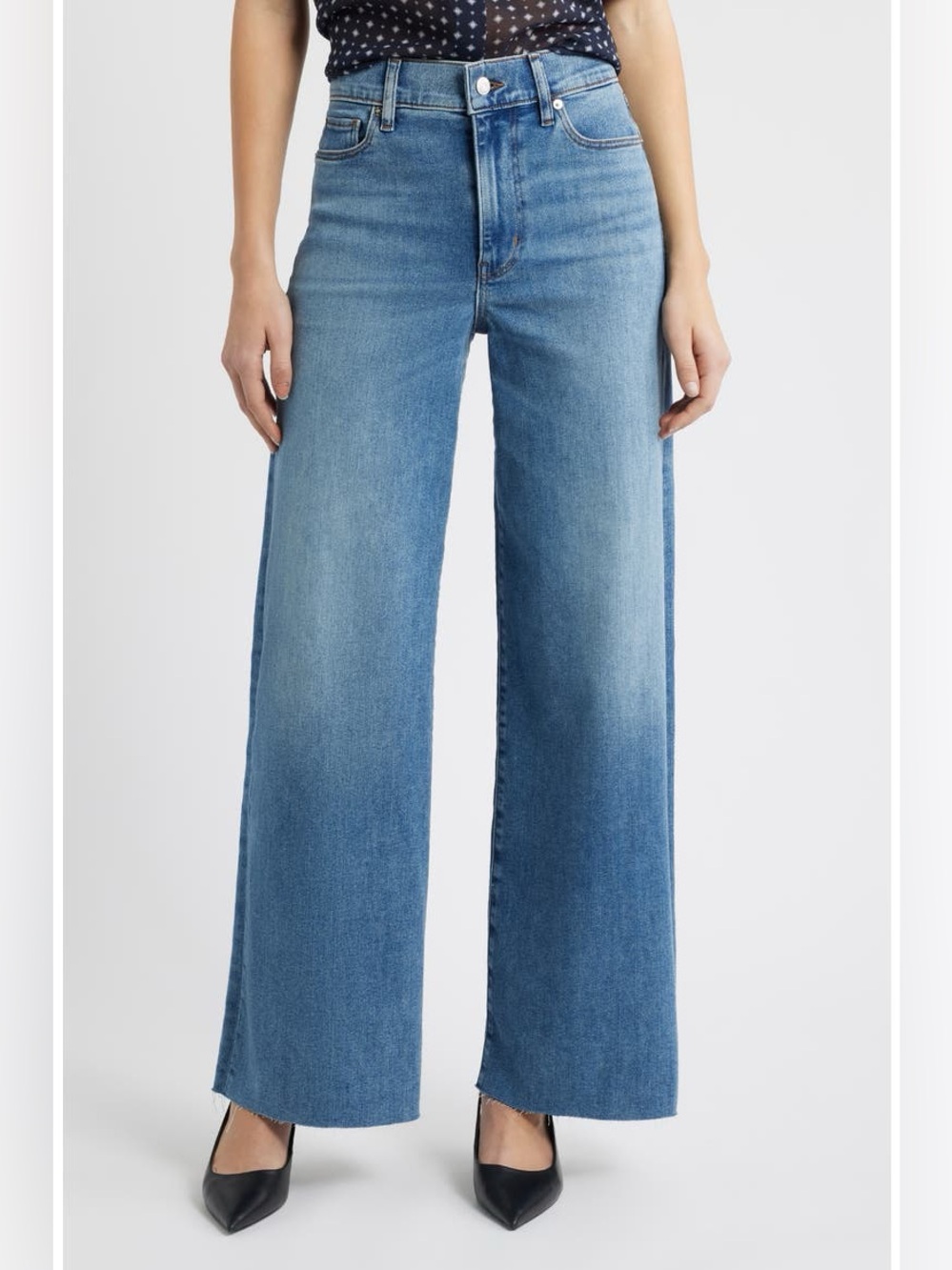 Frame Denim Women’s Light Blue Wide Leg Jeans